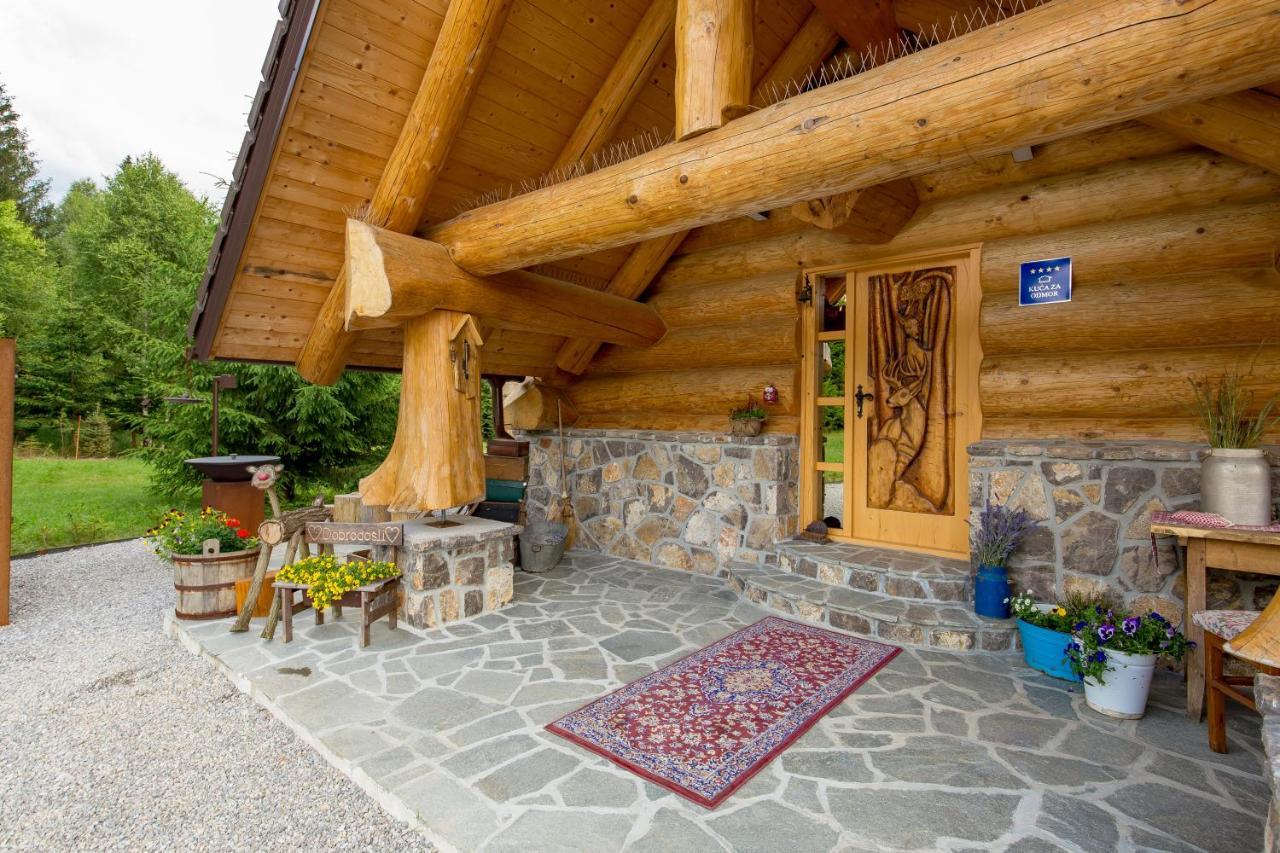 Kraljica Sume - Divjake Log Home Hlevci Esterno foto