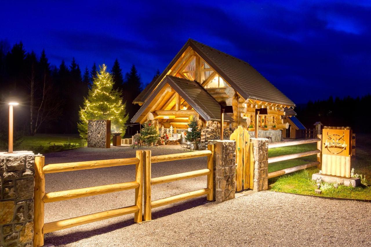 Kraljica Sume - Divjake Log Home Hlevci Esterno foto