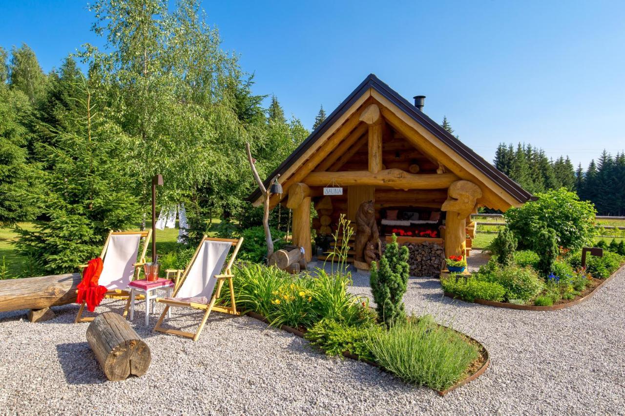 Kraljica Sume - Divjake Log Home Hlevci Esterno foto